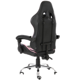 Silla Gamer Ergonómica Modelo Falkor Color Negro-Rosa