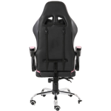 Silla Gamer Ergonómica Modelo Falkor Color Negro-Rosa