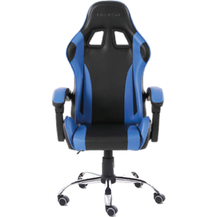 Silla Gamer Ergonómica Modelo Falkor Color Negro-Azul