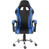 Silla Gamer Ergonómica Modelo Falkor Color Negro-Azul