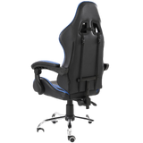 Silla Gamer Ergonómica Modelo Falkor Color Negro-Azul