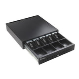 Cajon de Dinero Nextep 5 Billetes / 5 Monedas Ancho Uso Rudo Reforzado Riel Metalico