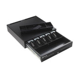 Cajon de Dinero Nextep 5 Billetes / 5 Monedas Ancho Uso Rudo Reforzado Riel Metalico