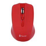 Mouse Nextep Inalámbrico USB Color Rojo 1600 dpi Baterias Incluidas