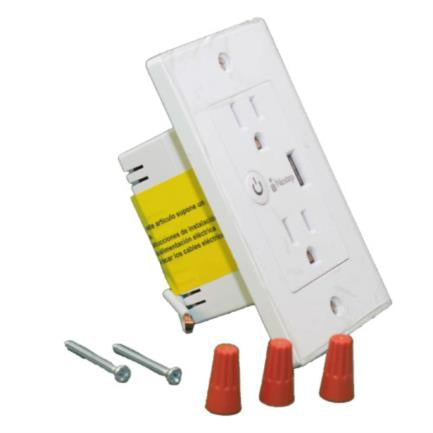 Tomacorriente Nextep Smart de Pared Duplex + Cargador USB Control Wi-Fi