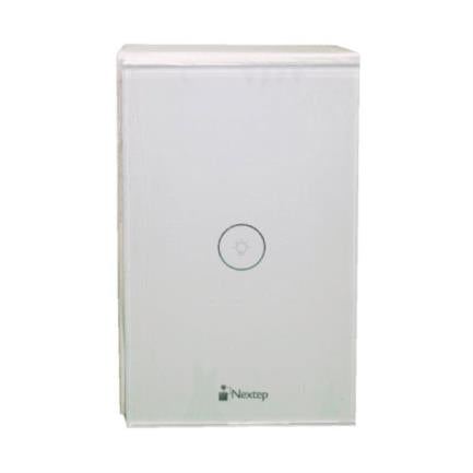 Interruptor Nextep Smart de Luz Pared Tactil Sencillo Control Wi-Fi