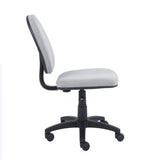 Silla De Oficina Nextep De Altura Ajustable Tela Gris Base Giratoria