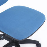 Silla De Oficina Nextep De Altura Ajustable Tela Azul Base Giratoria