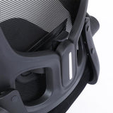Silla Ejecutiva Nextep de Altura y Descansabrazos Ajustable Tela/Malla Negro y Base Giratoria