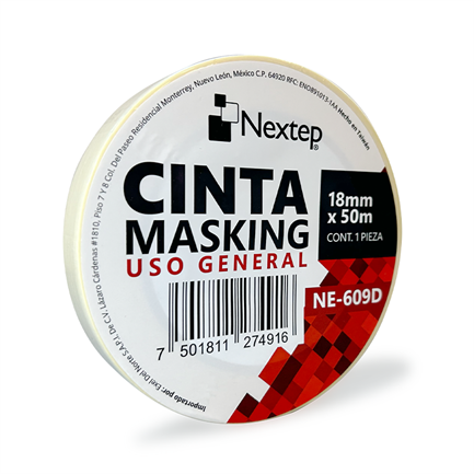 Cinta Masking Nextep Uso General 18mm x 50mts