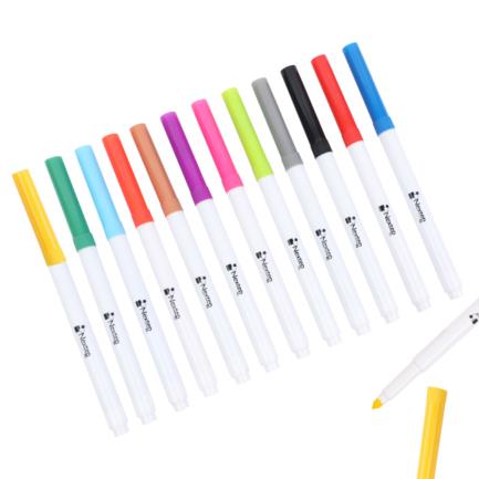 Plumones Nextep Base Agua Lavables Estuche 12 Colores