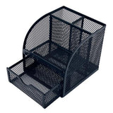 Organizador Malla Metalica Nextep 4 Secciones Negro