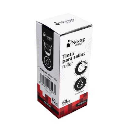 Tinta para Sellos Nextep Roller Negro 60 ml