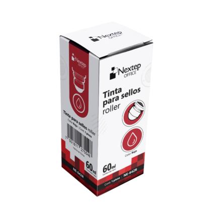 Tinta para Sellos Nextep Roller Rojo 60 ml
