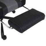 Silla Gamer Nextep Ergonomica Falkor Masaje Lumbar y Reposa Pies Color Gris/Negro