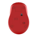 Mouse Nextep Inalámbrico Ergonomico USB 1600 dpi Bateria Incluida Color Rojo