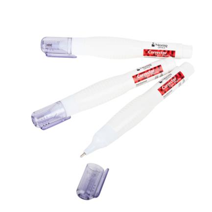 Corrector Nextep Tipo Pluma 8ml Punta Metálica c/12 Piezas