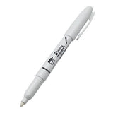 Marcador Permanente Nextep Punta Fina 2mm Blanco C/12