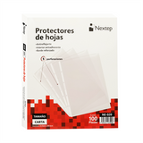 Protector Hoja Nextep Económica Carta, Caja c/100 Pzas