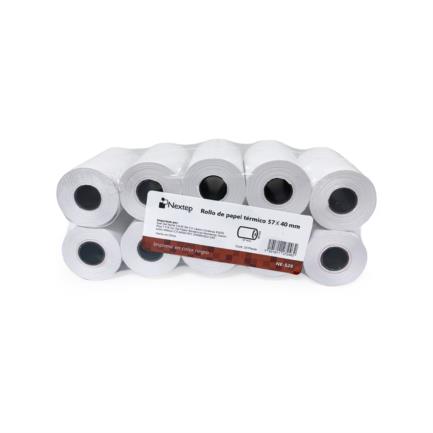 Rollo Papel Nextep Termico 57x40mm C/10