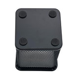 Porta Lapices Nextep Cuadrado Mediano Malla Metalica 8x8x9.7cms