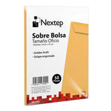 Sobre Bolsa Economico Nextep Tama‚Äìo Oficio Solapa Engomada Paquete c/50