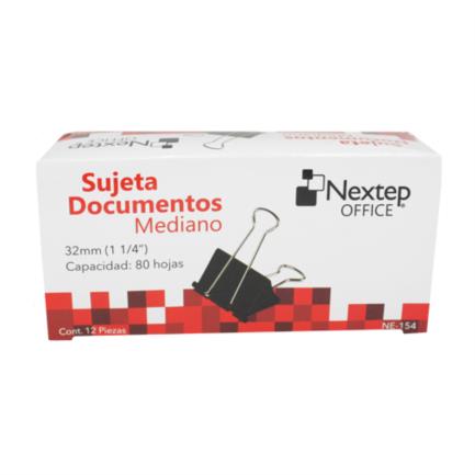Sujeta Documentos Nextep Mediano 32mm (1 1/4") 12