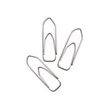 Clip Nextep Rectangular Niquelado #2 28mm C/10 100 Clips c/u